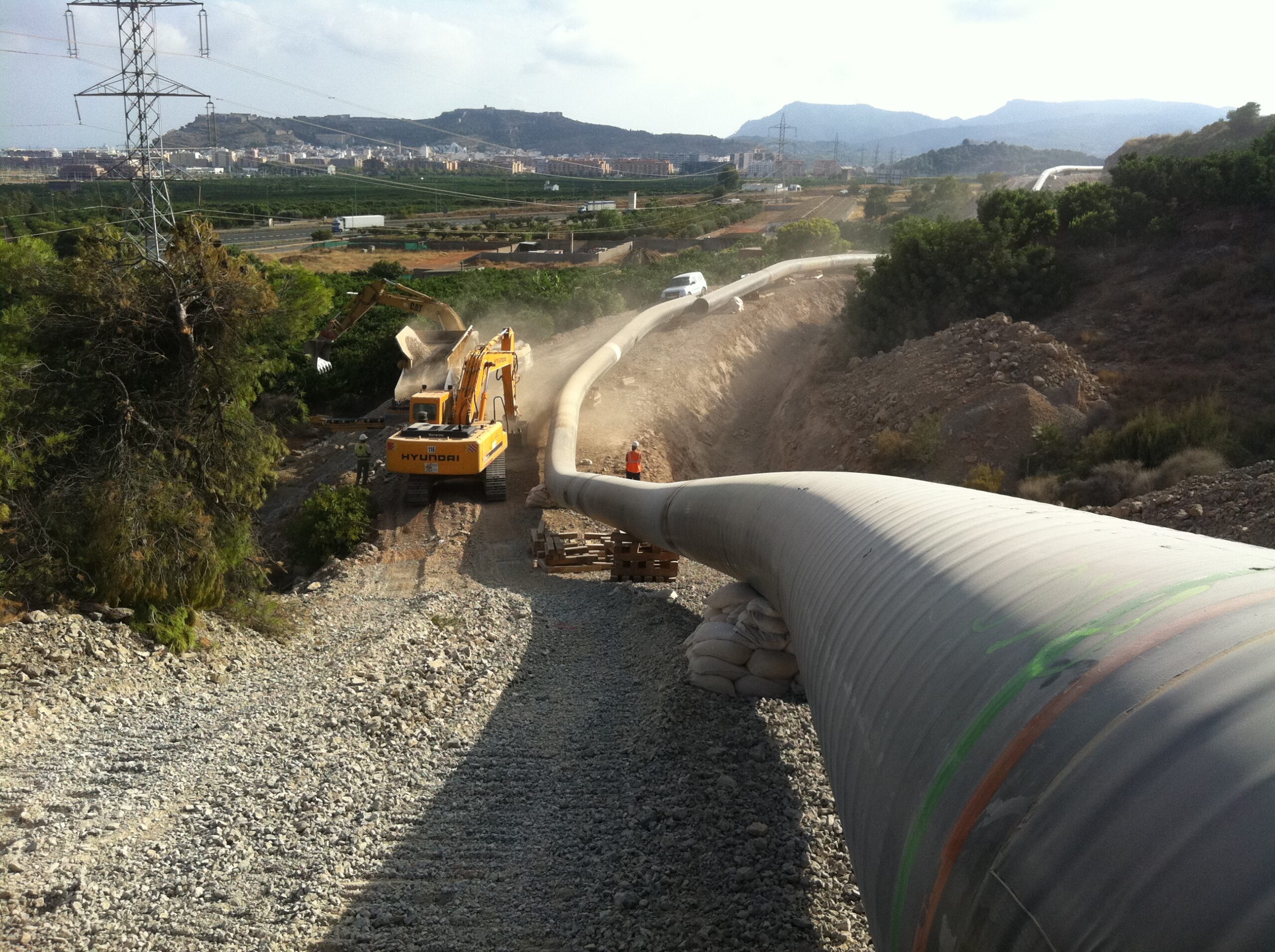 Tubería de gas de Martorell a Hostalric